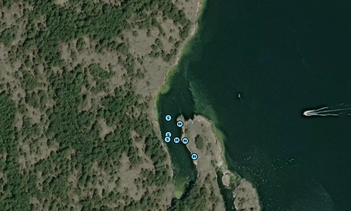 Satelite image of Fångö - Gruvholmen