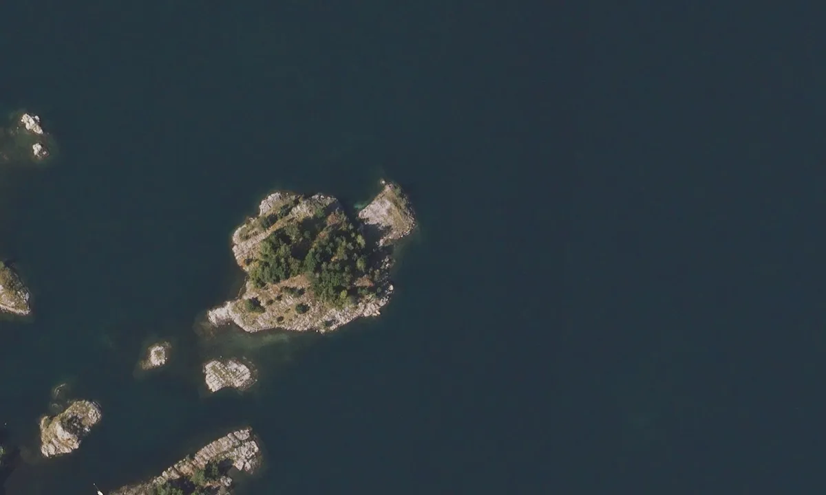 Flyfoto av Fårholmen