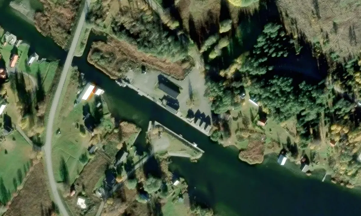 Satelite image of Färjas Brygga