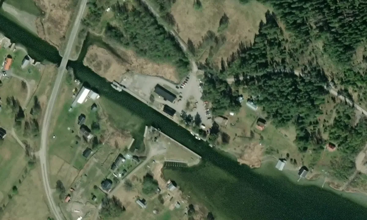 Satelite image of Färjas Brygga