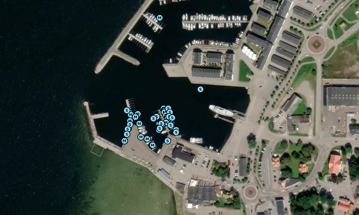 Satelite image of Färjestaden