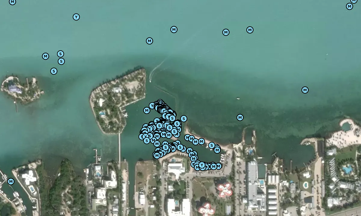 Satelite image of Faro Blanco Resort & Yacht Club