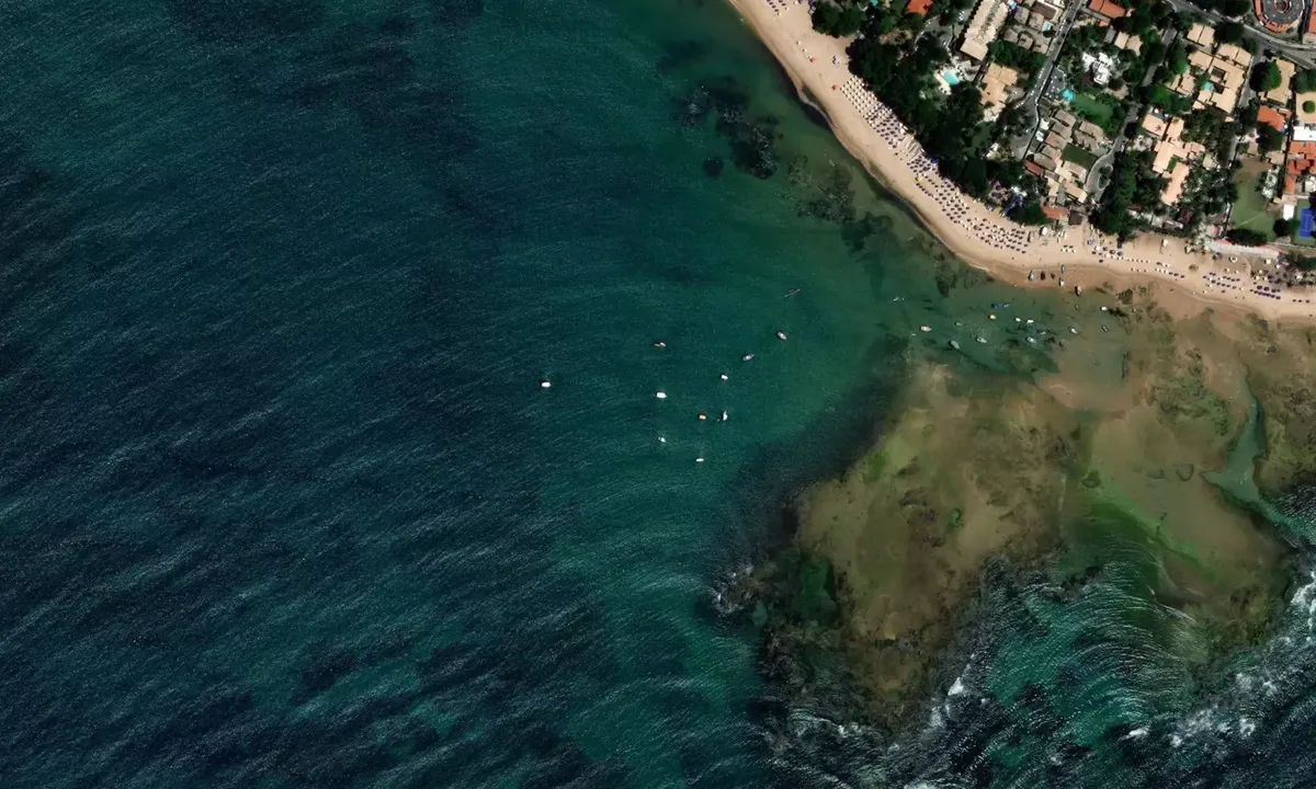 Satelite image of Farol de Itapua