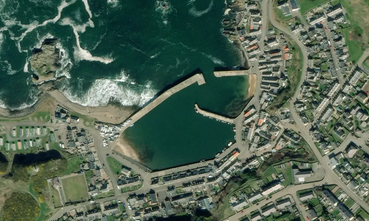 Satelite image of Findochty