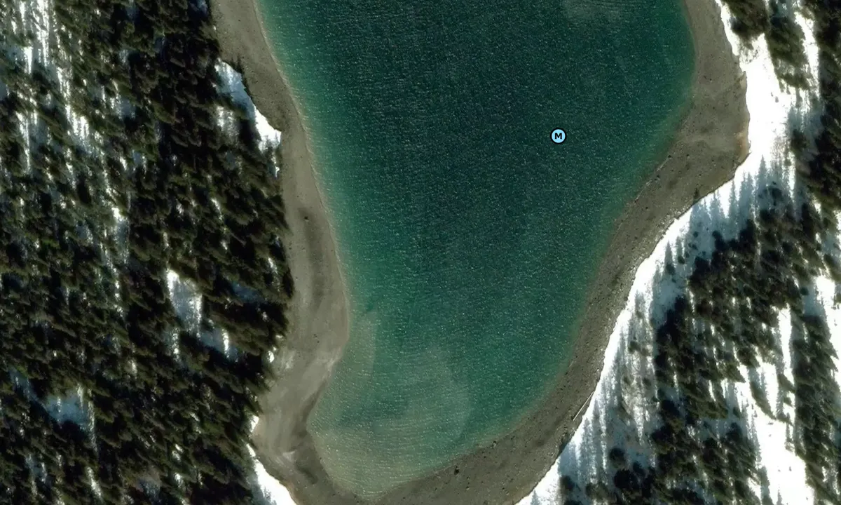 Satelite image of Fingers Bay South Arm Southeast Bight