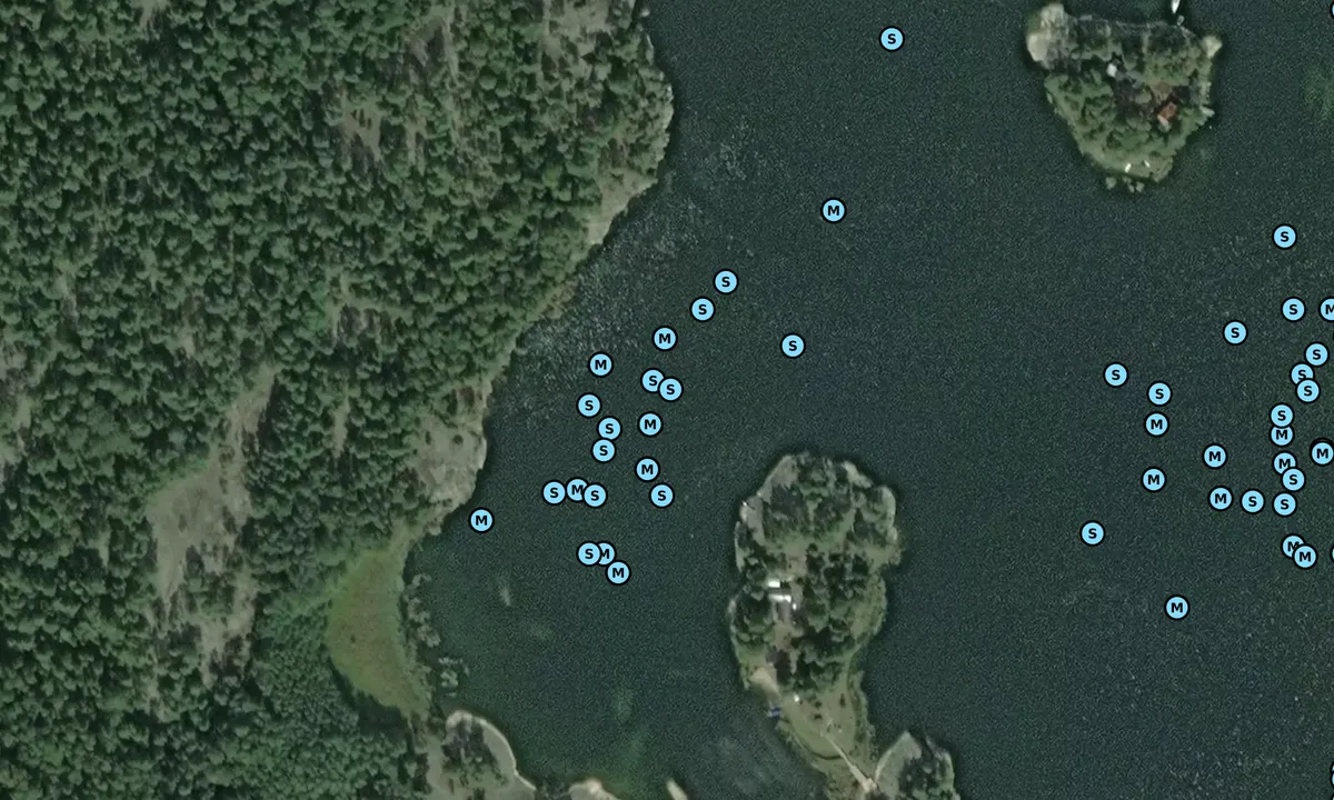 Satelite image of Finnhamn - Djupfladen