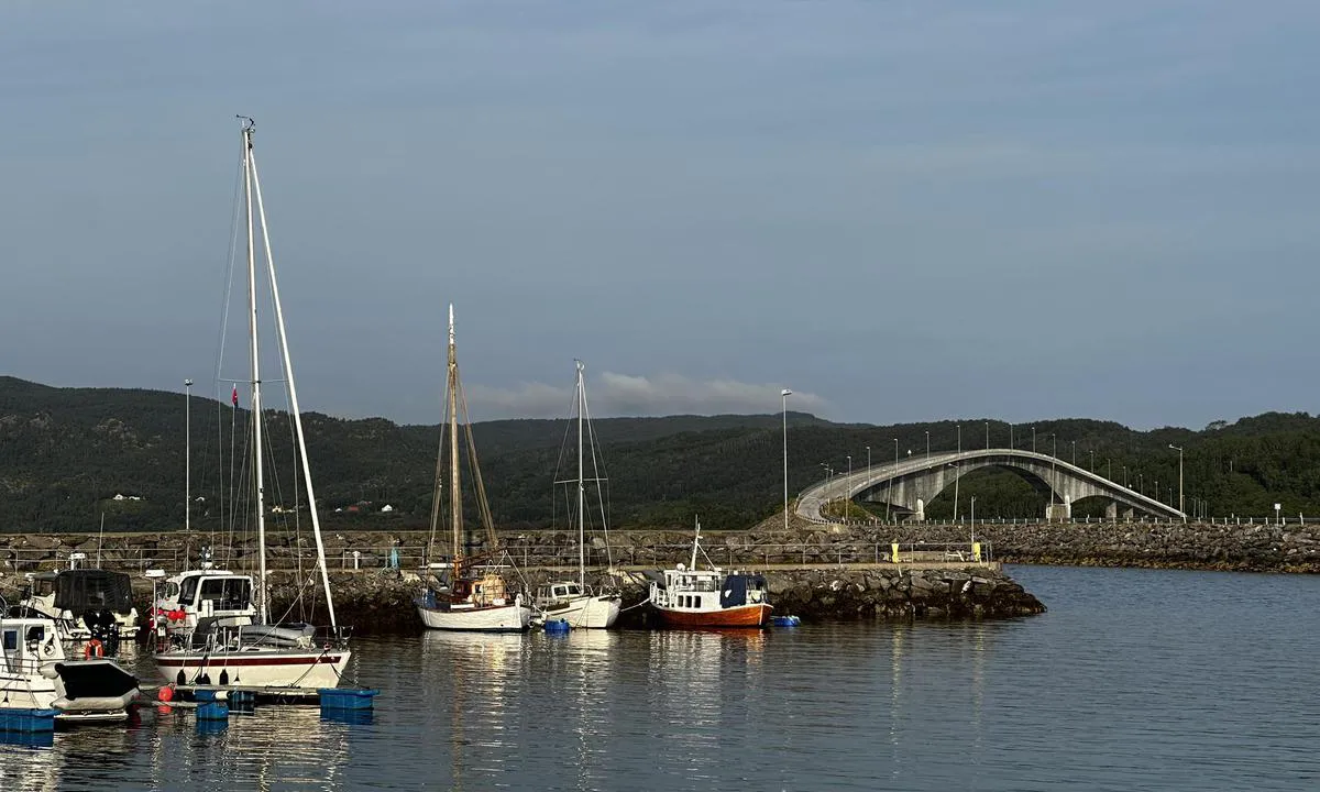 Finnlandsnes småbåthavn: {"base": "no", "no": "La oss ytterst p\u00e5 flytebrygga (Seilb\u00e5r med r\u00f8d stripe). Brygga lenger inn s\u00e5 grunn ut p\u00e5 lavvnn.", "se": "L\u00e5t oss ytterst p\u00e5 flytbryggan (Segelb\u00e5t med r\u00f6d rand). Bryggan l\u00e4ngre in s\u00e5g grund ut vid l\u00e5gvatten.", "en": "Leave at the outermost floating dock (Sailing boat with red stripe). The dock further in looked shallow at low tide.", "da": "Lad os yderst p\u00e5 flydebroen (Sejlb\u00e5d med r\u00f8d stribe). Broen l\u00e6ngere inde s\u00e5 grund ud ved lavvande."}
