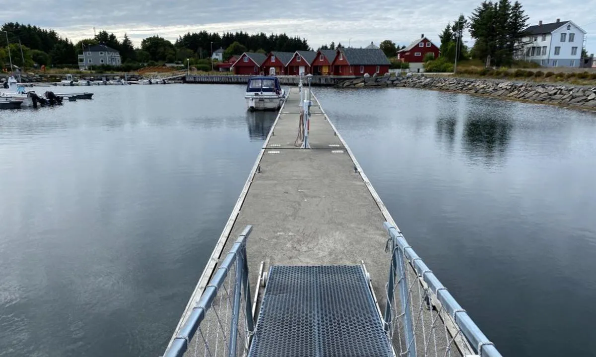 Finnøy Gjestehavn: Gjestebrygga. Foto: Per-Helge Berg