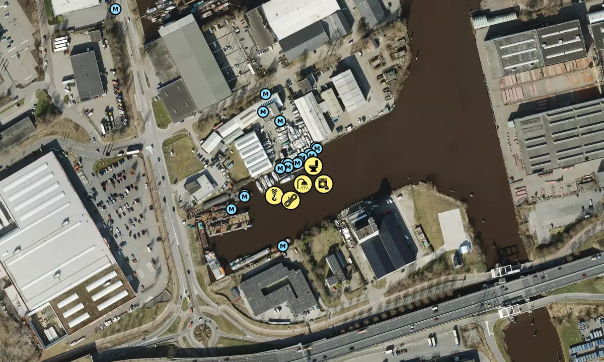Satelite image of Finse Haven, Groningen