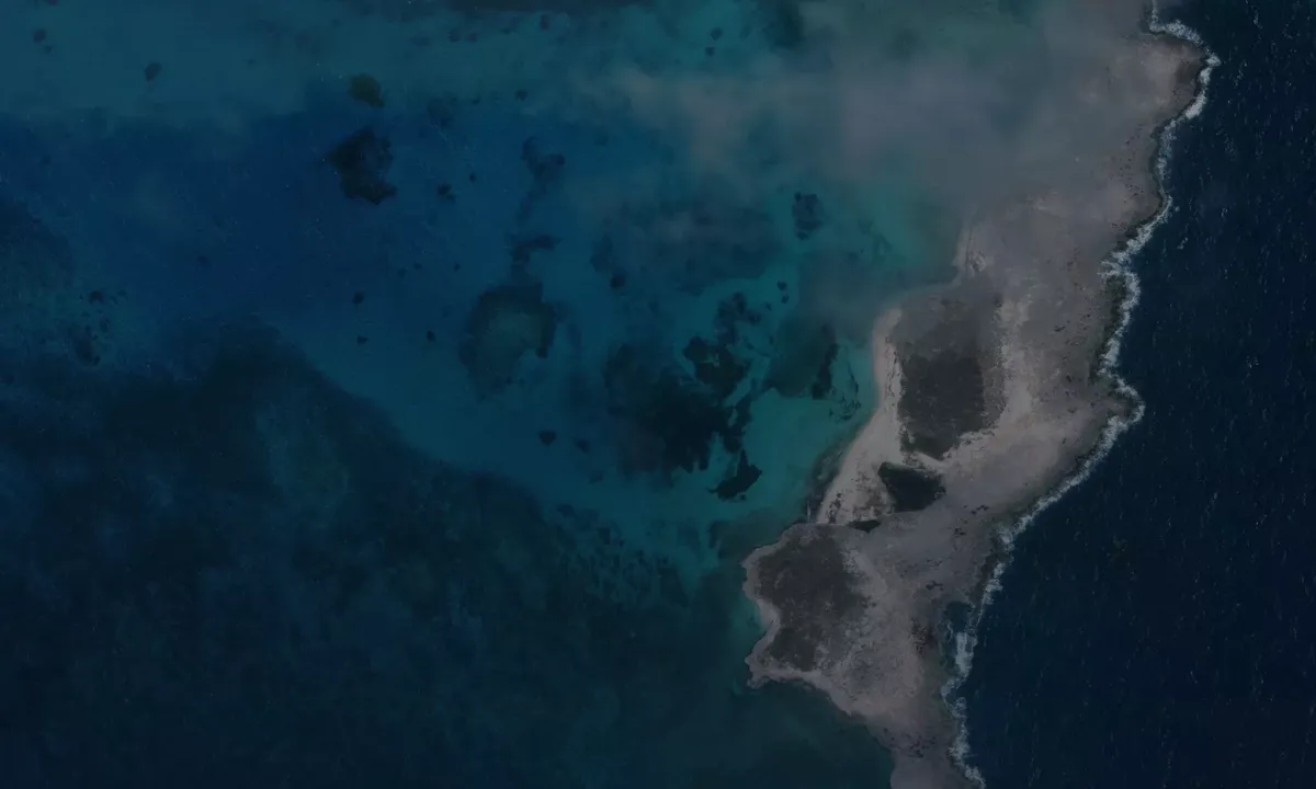Satelite image of Fish Cay West