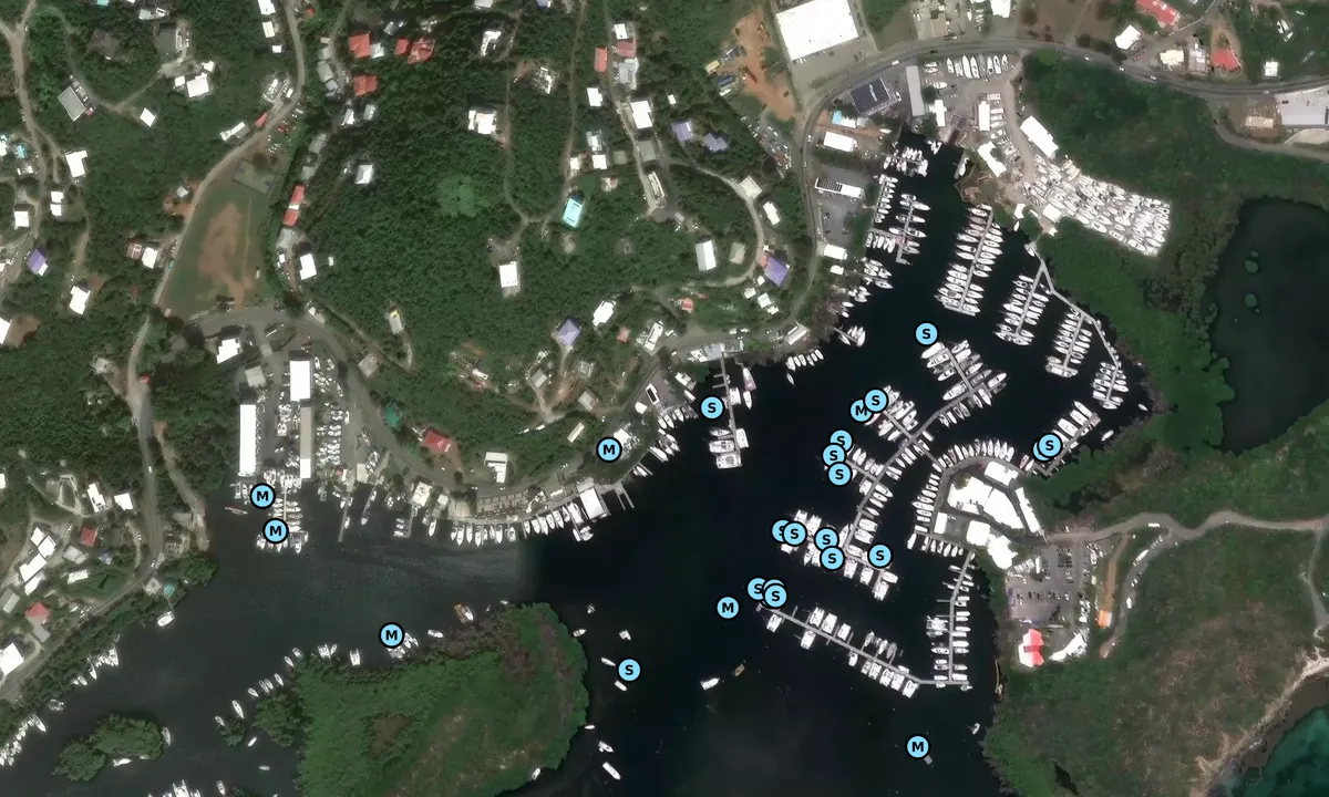Satelite image of Fish Hawk Marina 1
