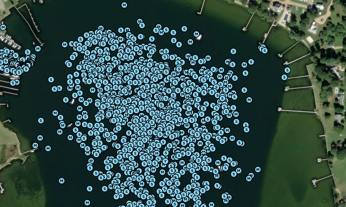 Satelite image of Fishing Bay - Deltaville