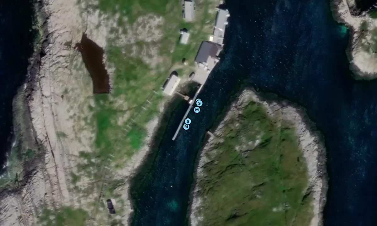 Satelite image of Fiskeværet Nordøyan