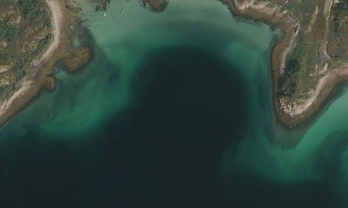 Flyfoto av Fiskøybukta