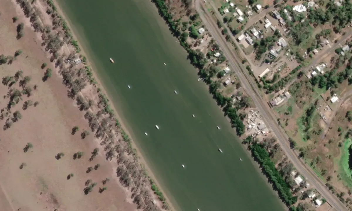 Flyfoto av Fitzroy Rivere