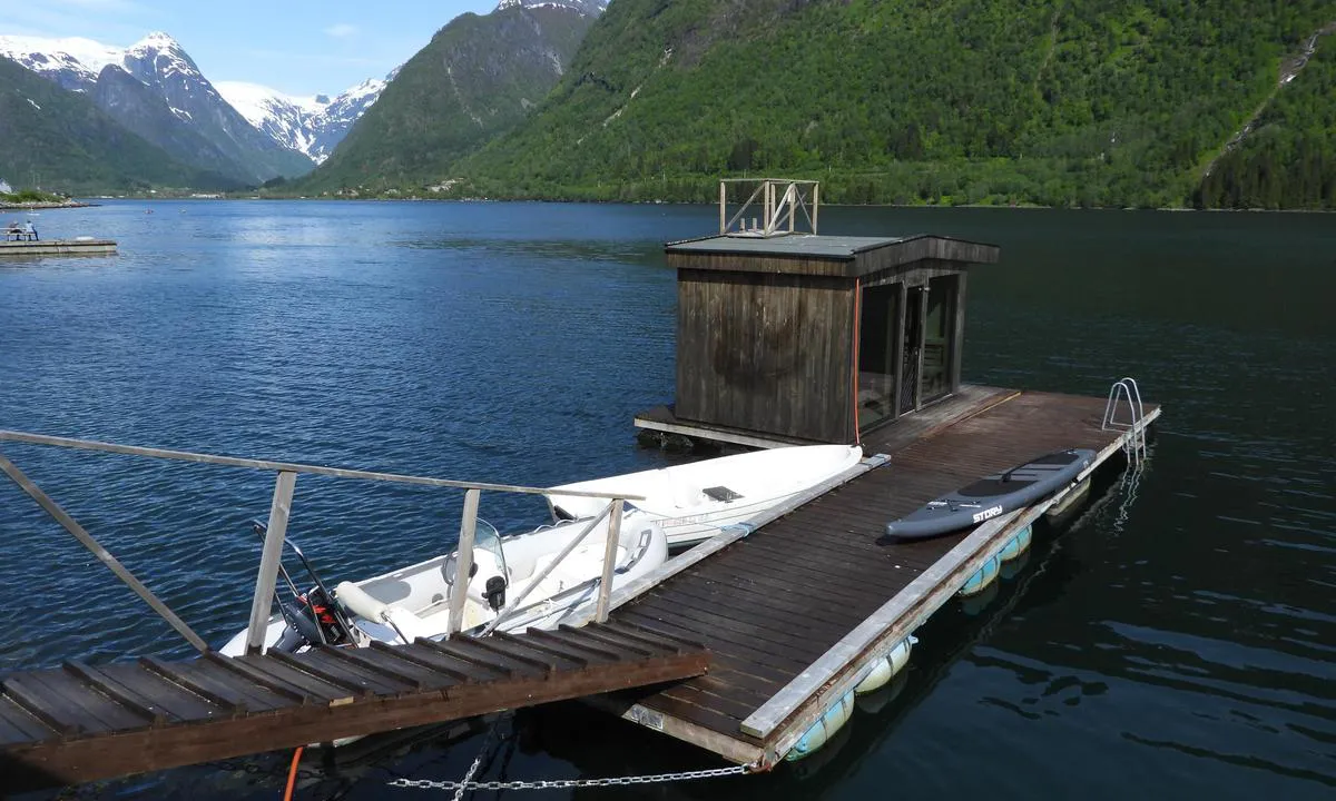 Fjærland: Floating sauna for Rent