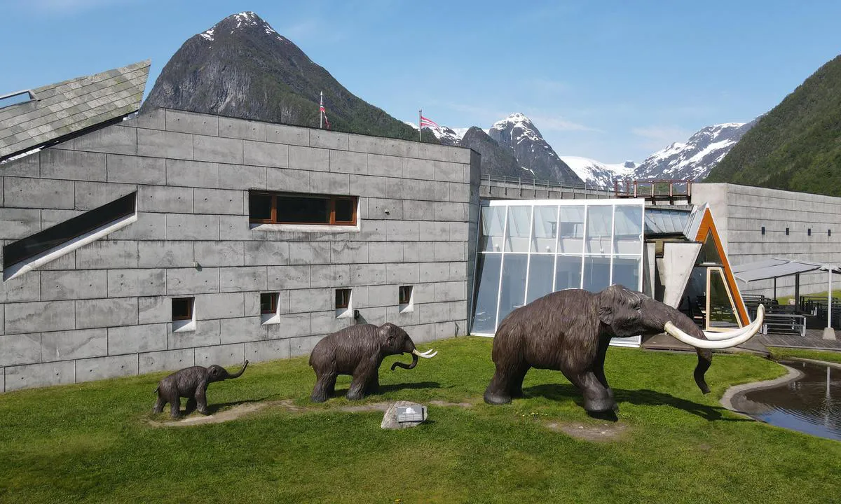 Fjærland: {"base": "en", "no": "Mammut ved isbre-museet.", "se": "Mammut vid glaci\u00e4rmuseet.", "en": "Mammut at glacier museeum.", "da": "Mammut p\u00e5 gletschermuseet."}