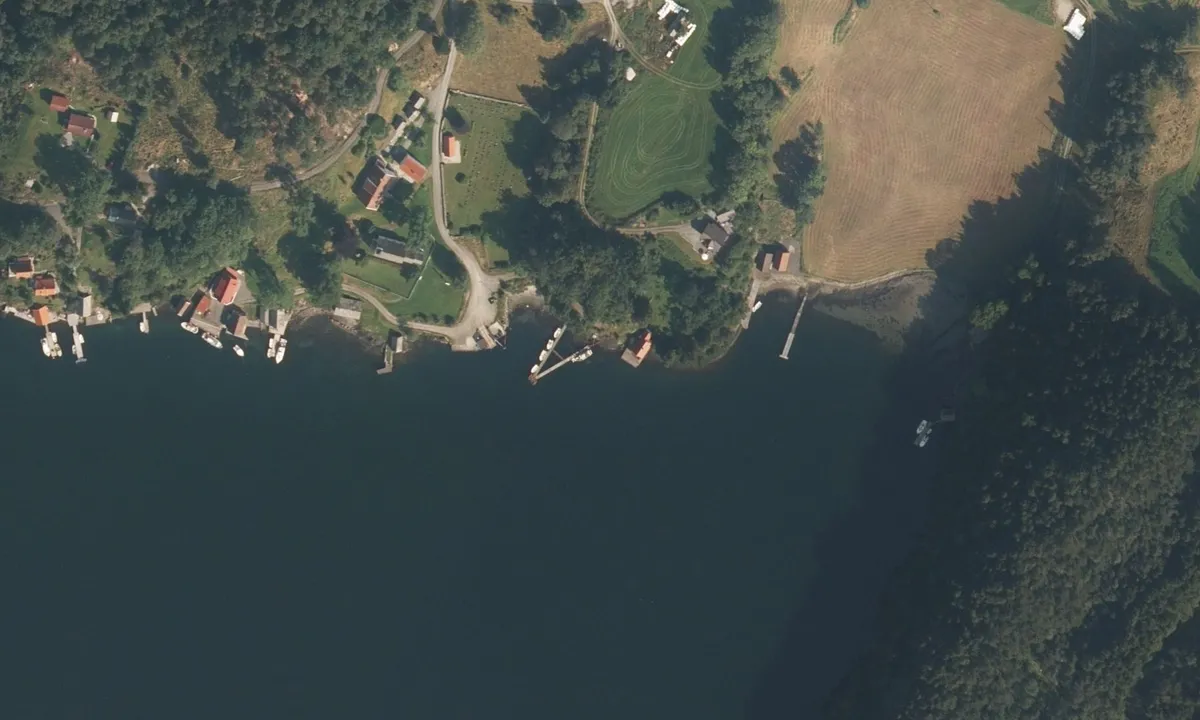Flyfoto av Fjellberg