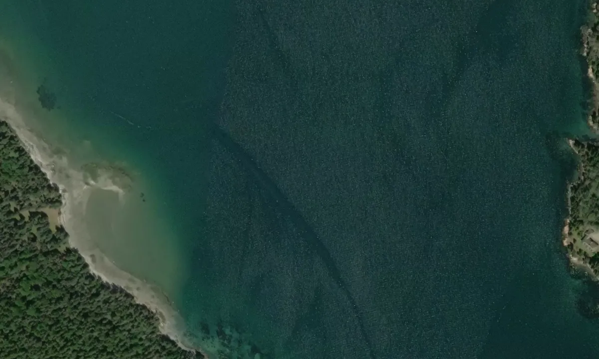 Flyfoto av Flanders Bay (South)