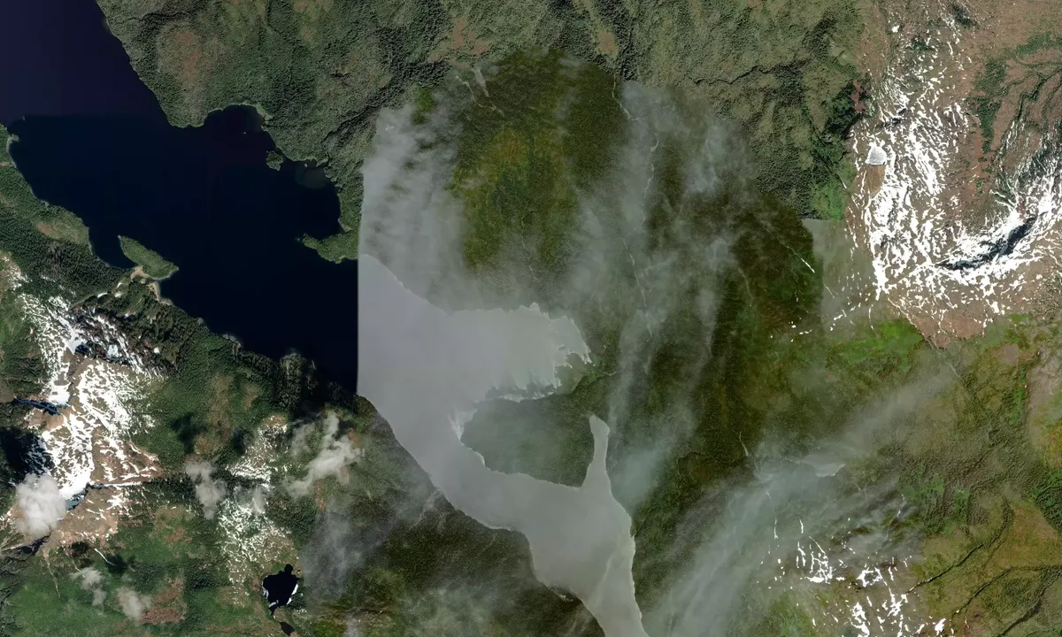 Flyfoto av Flat Cove