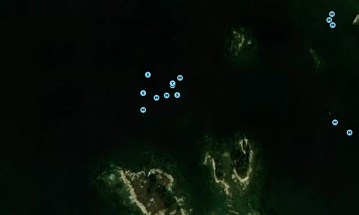 Satelite image of Flat Island