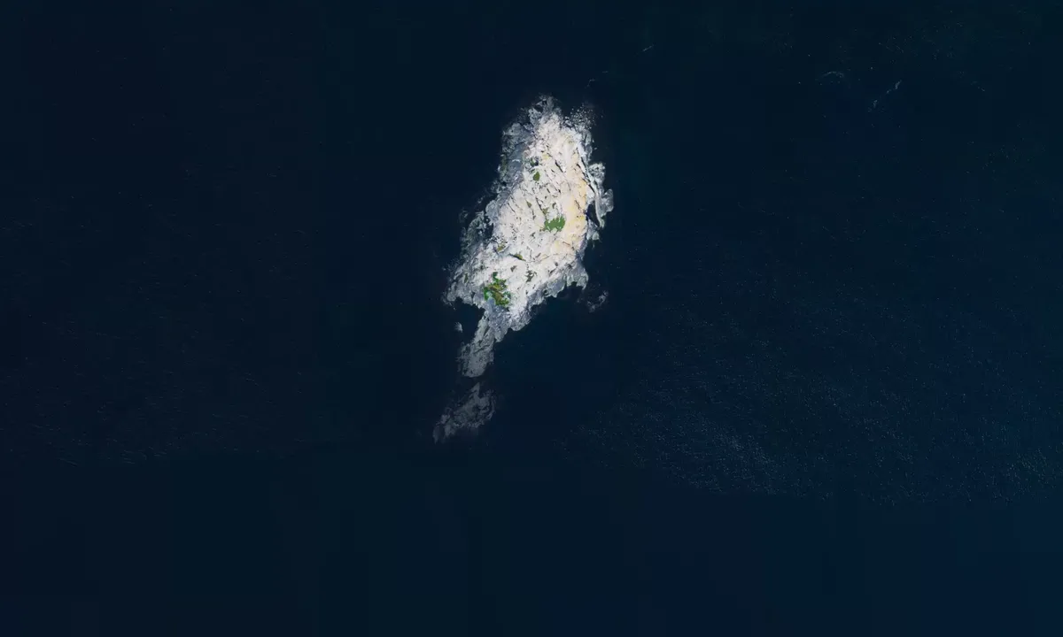 Flyfoto av Flata Brunskär