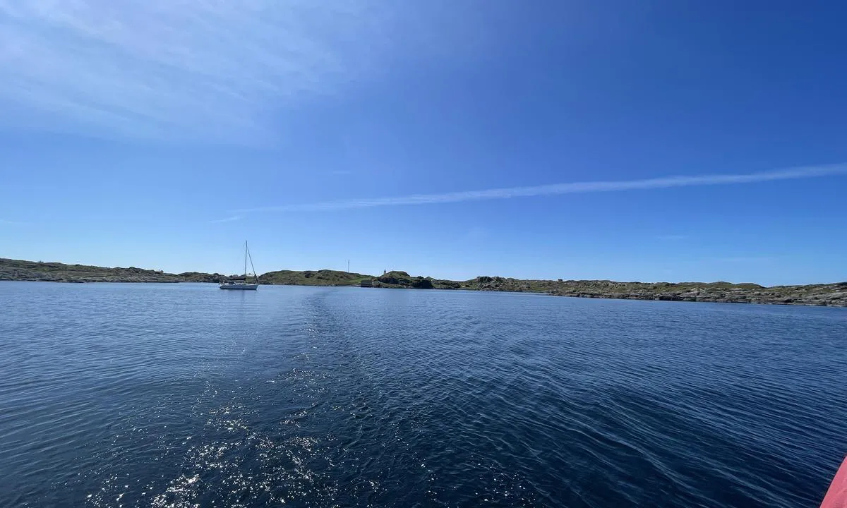 Flatholmgrunnen naturhavn: {"base": "no", "no": "Bukten sett fra nord ved avreise.", "se": "Bukten sett fr\u00e5n norr vid avresa.", "en": "The bay seen from the north upon departure.", "da": "Bugten set fra nord ved afrejse."}