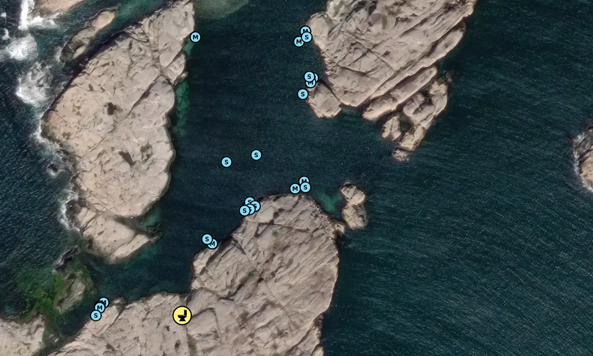 Satelite image of Flatskär