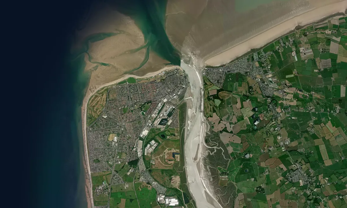 Flyfoto av Fleetwood Haven Marina - Lancashire