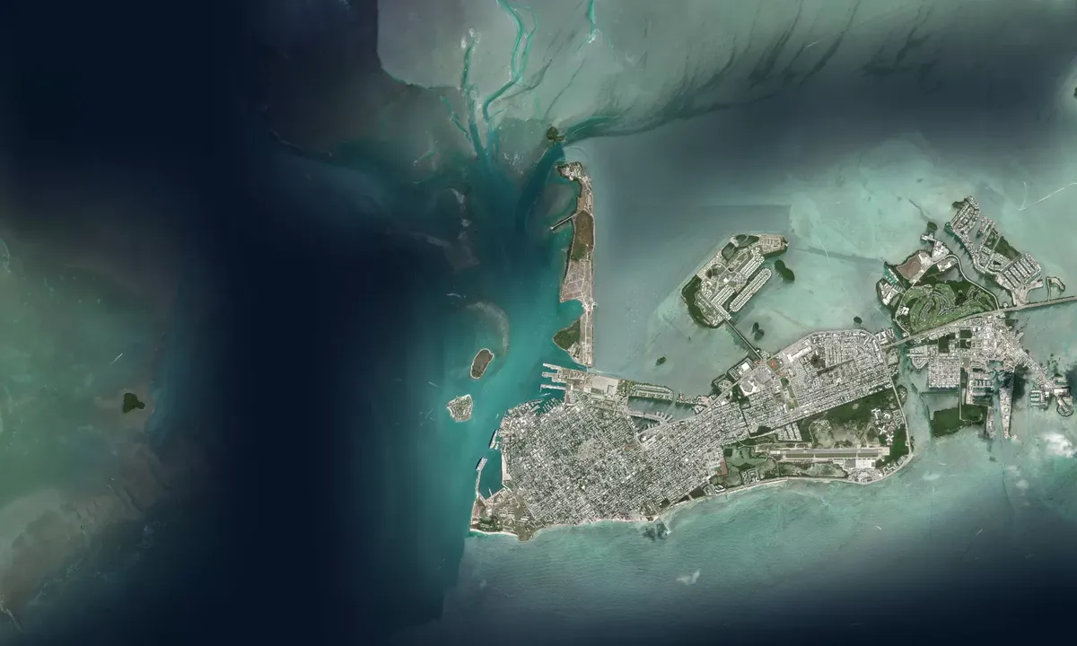 Flyfoto av Fleming Key Cut