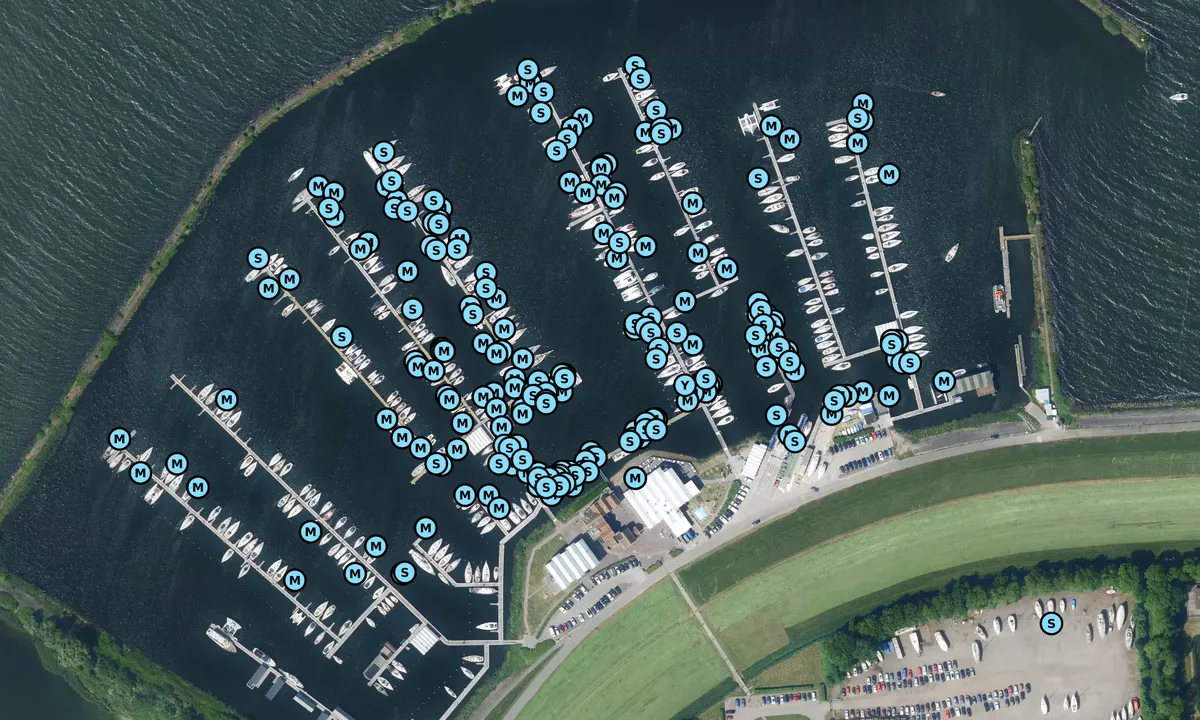 Satelite image of Flevo Marina - Lelystad