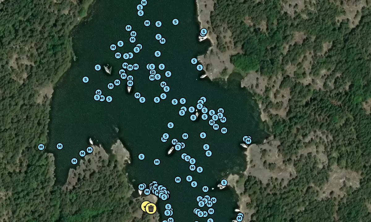 Satelite image of Flisfjärden