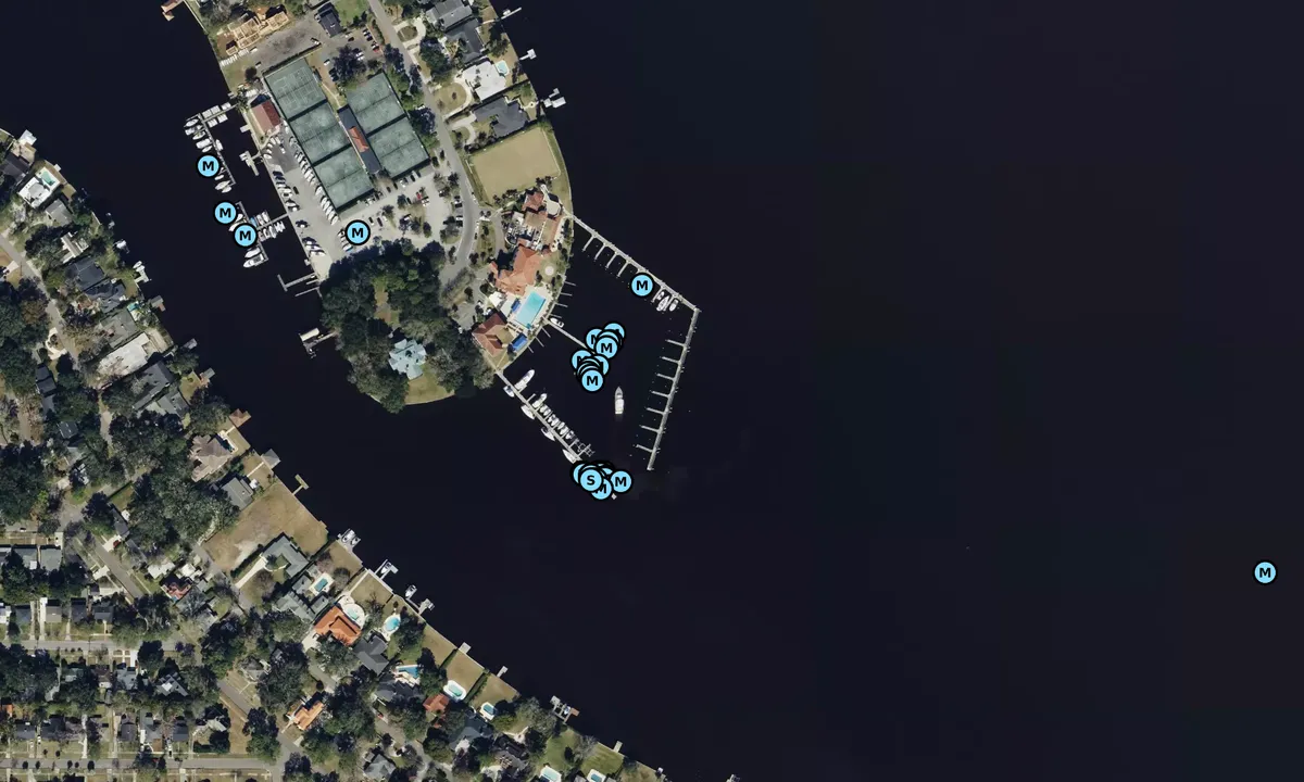 Satelite image of Florida Yacht Club