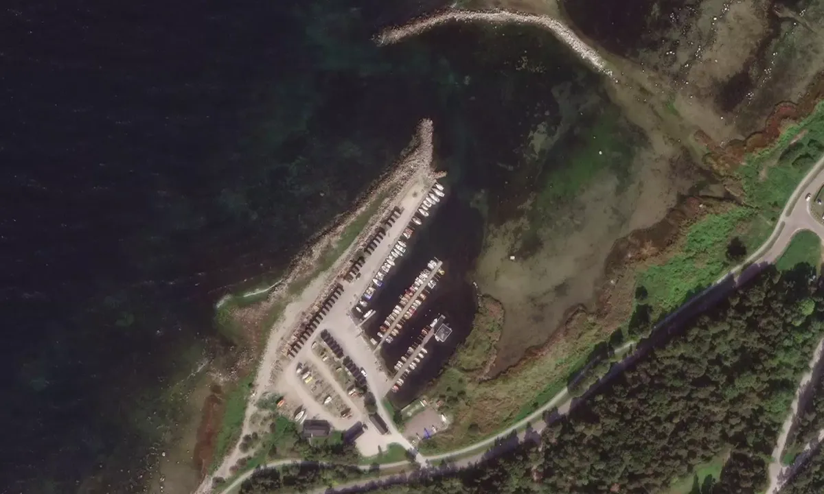 Satelite image of Flundreviken