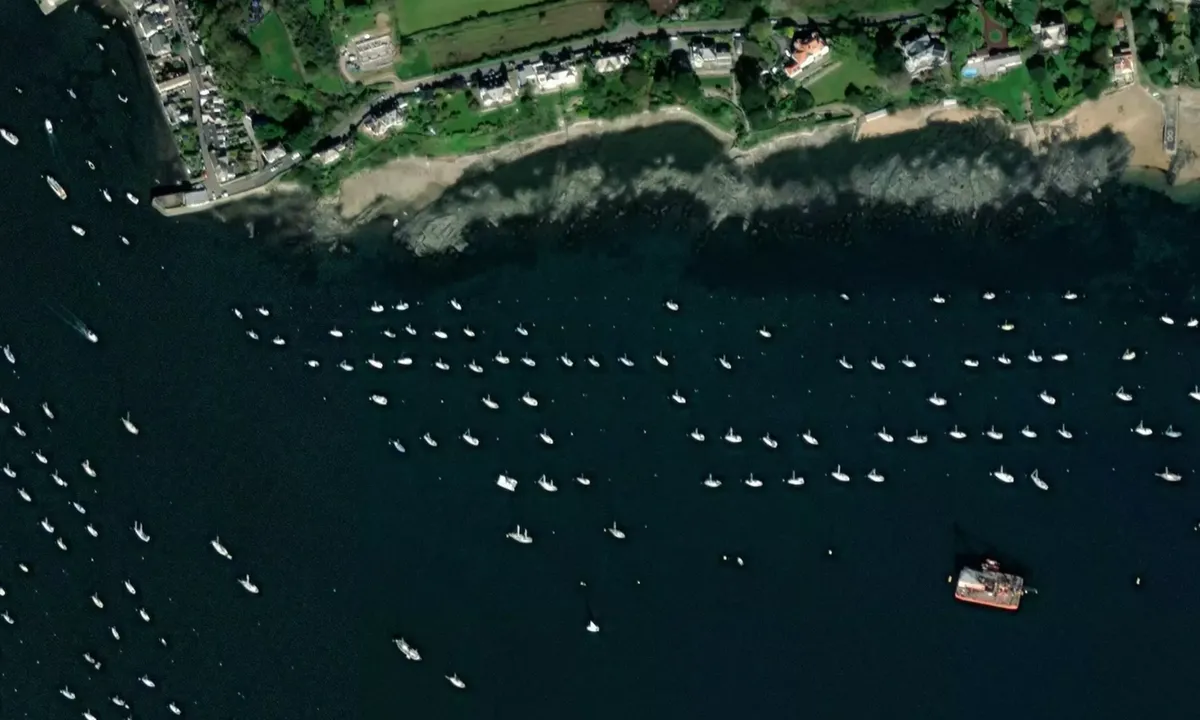 Flyfoto av Flushing Beach