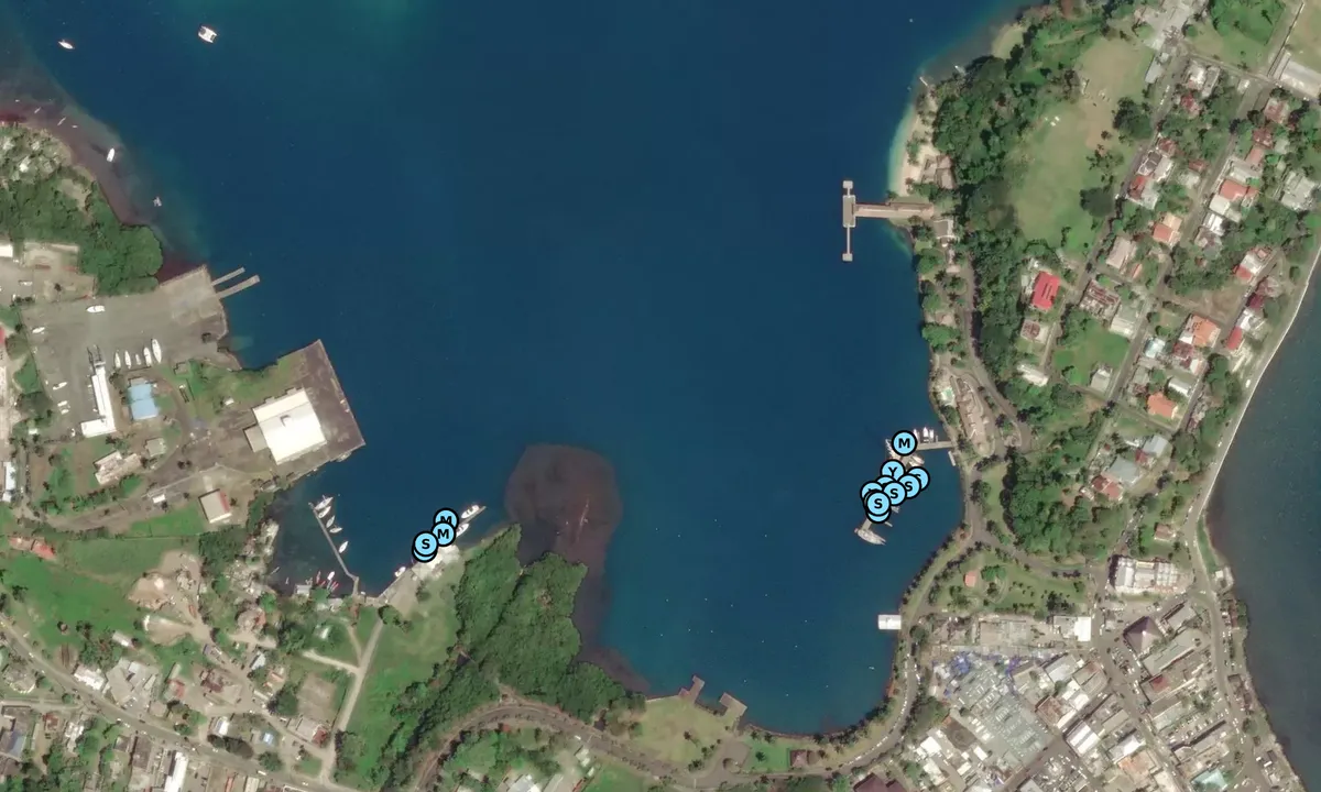 Satelite image of Flynn Island