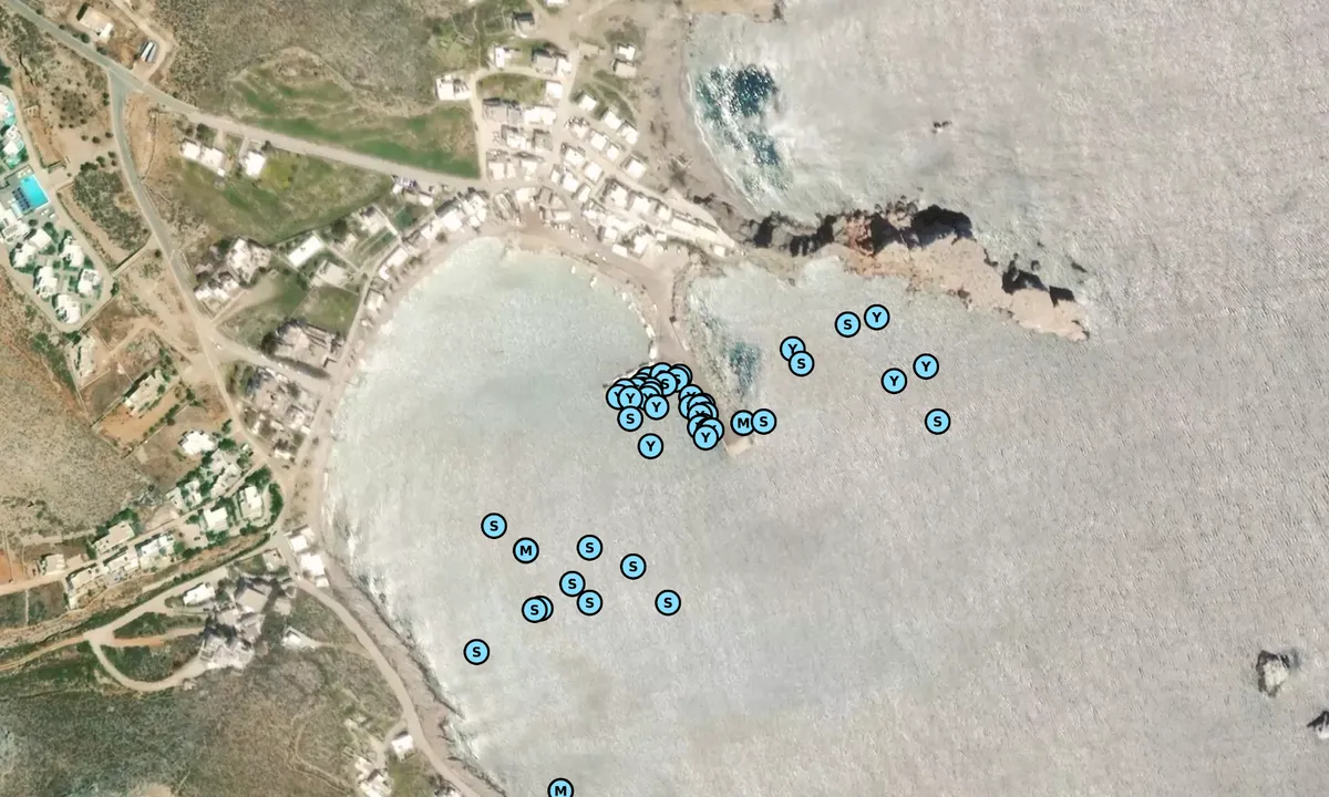 Satelite image of Folegandros