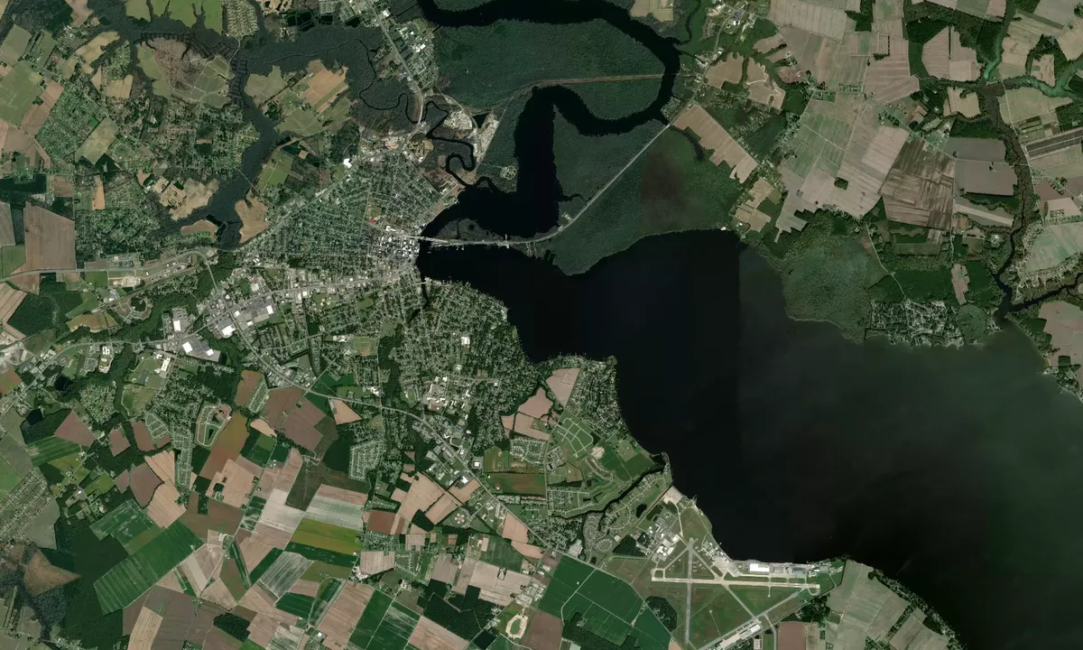 Flyfoto av Forbes Bay