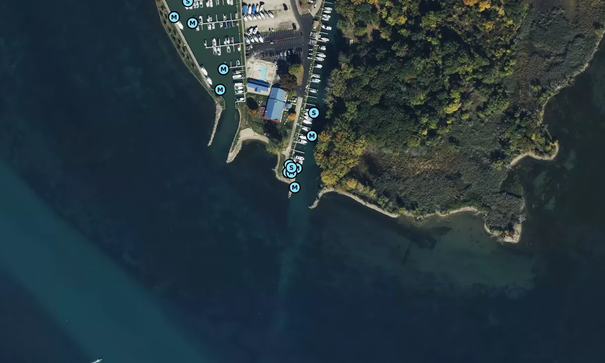Satelite image of Ford Yacht Club