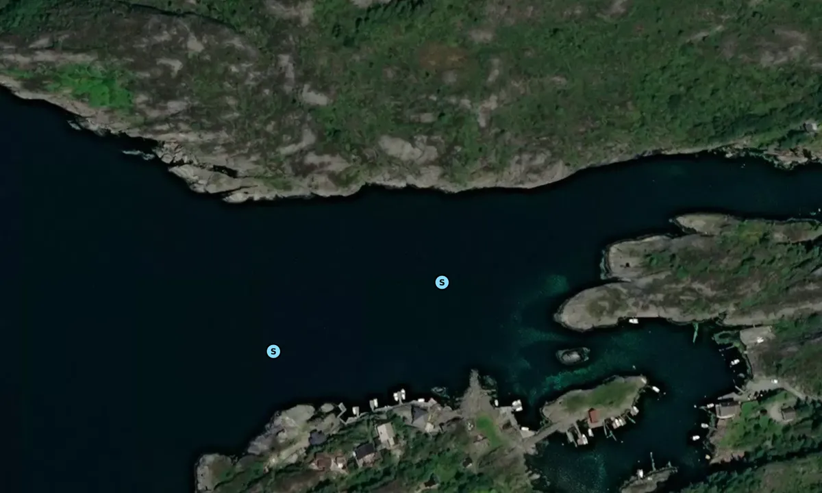 Satelite image of Førlandsvågen