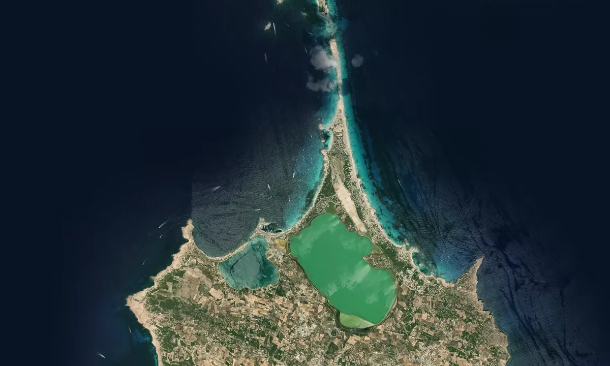 Flyfoto av Formentera