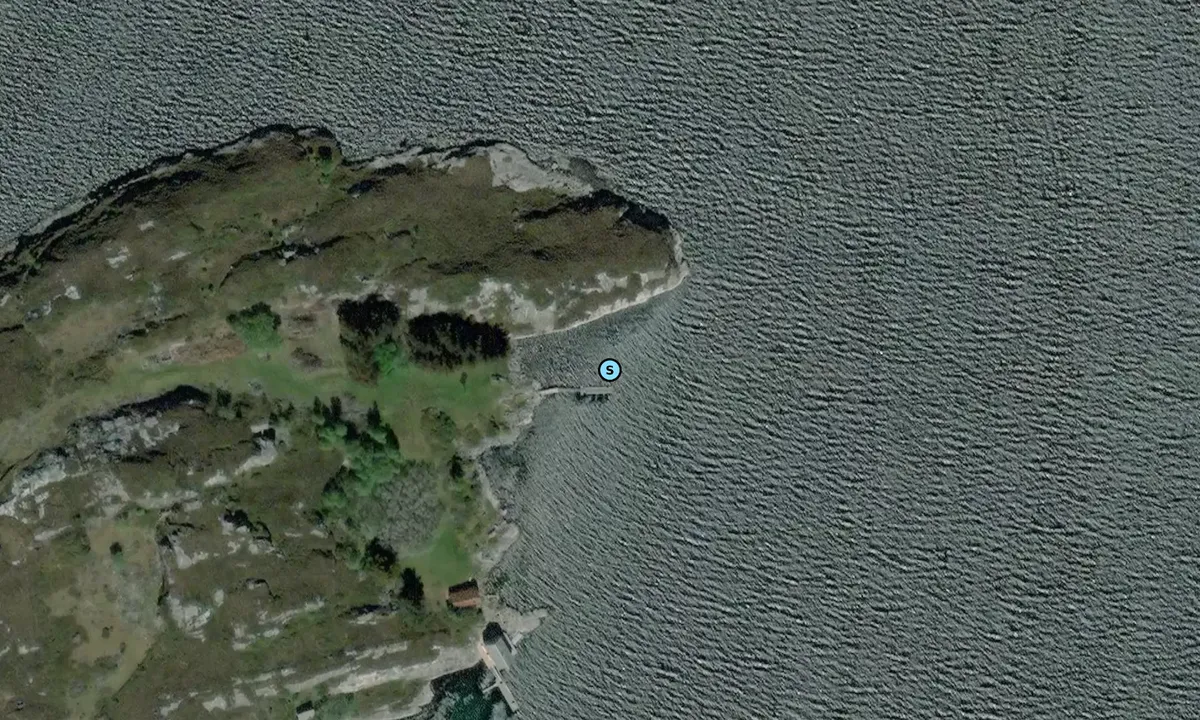 Satelite image of Forøya Friluftslivsområde