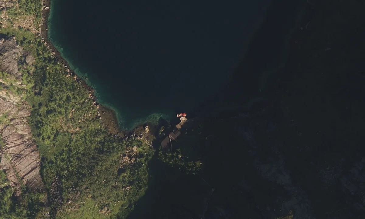 Flyfoto av Forsfjorden