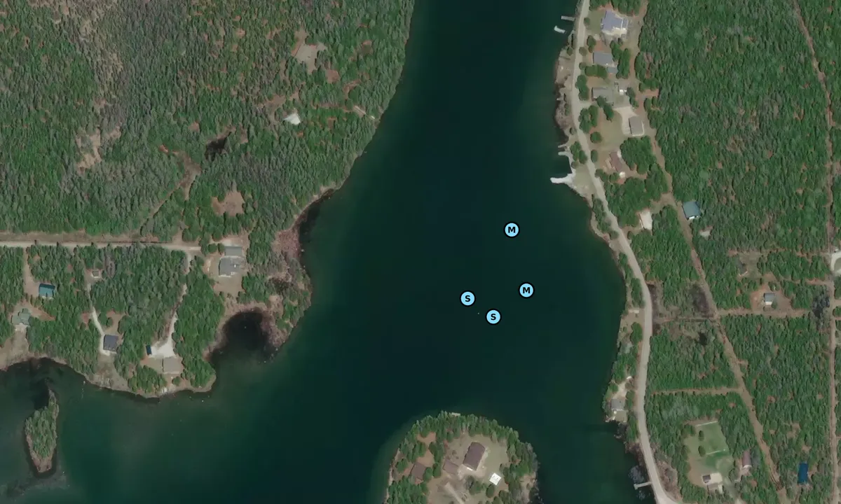 Satelite image of Fort Drummond