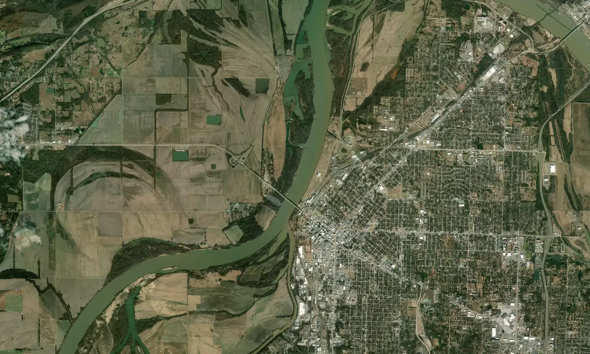 Flyfoto av Fort Smith - 2
