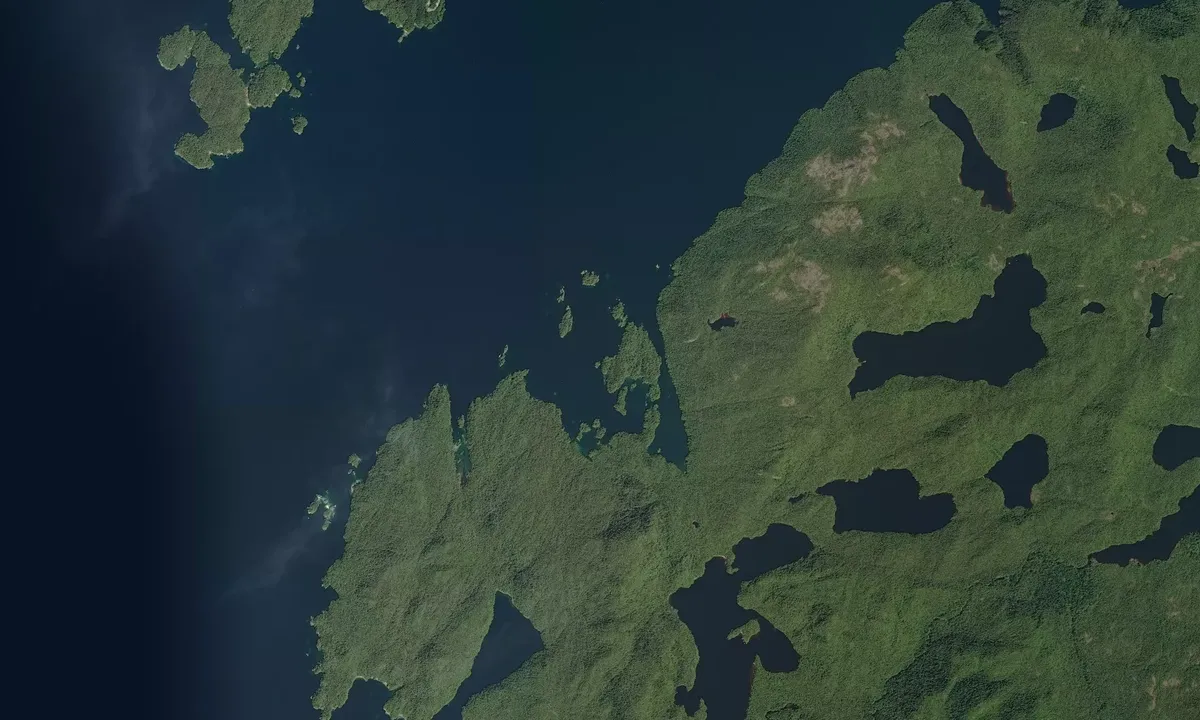 Flyfoto av Fougner Bay