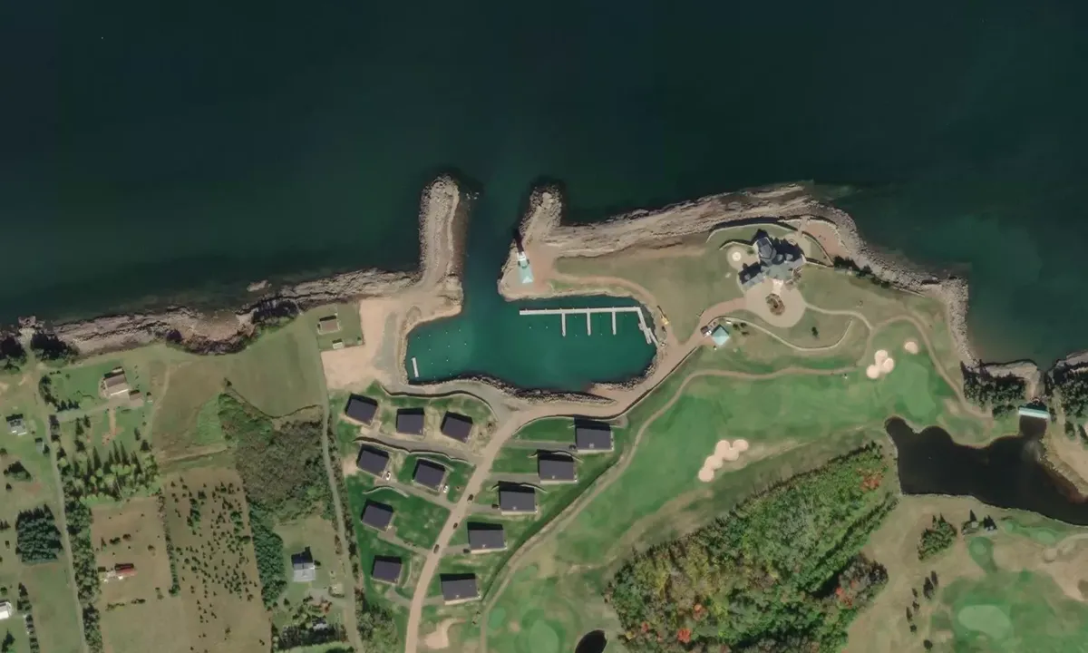 Satelite image of Fox Harb'r Marina