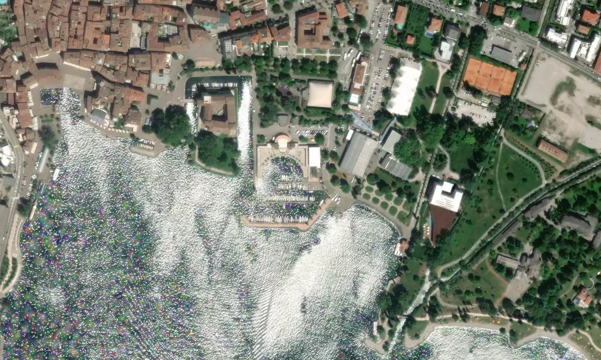 Flyfoto av Fraglia Vela Di Riva Del Garda
