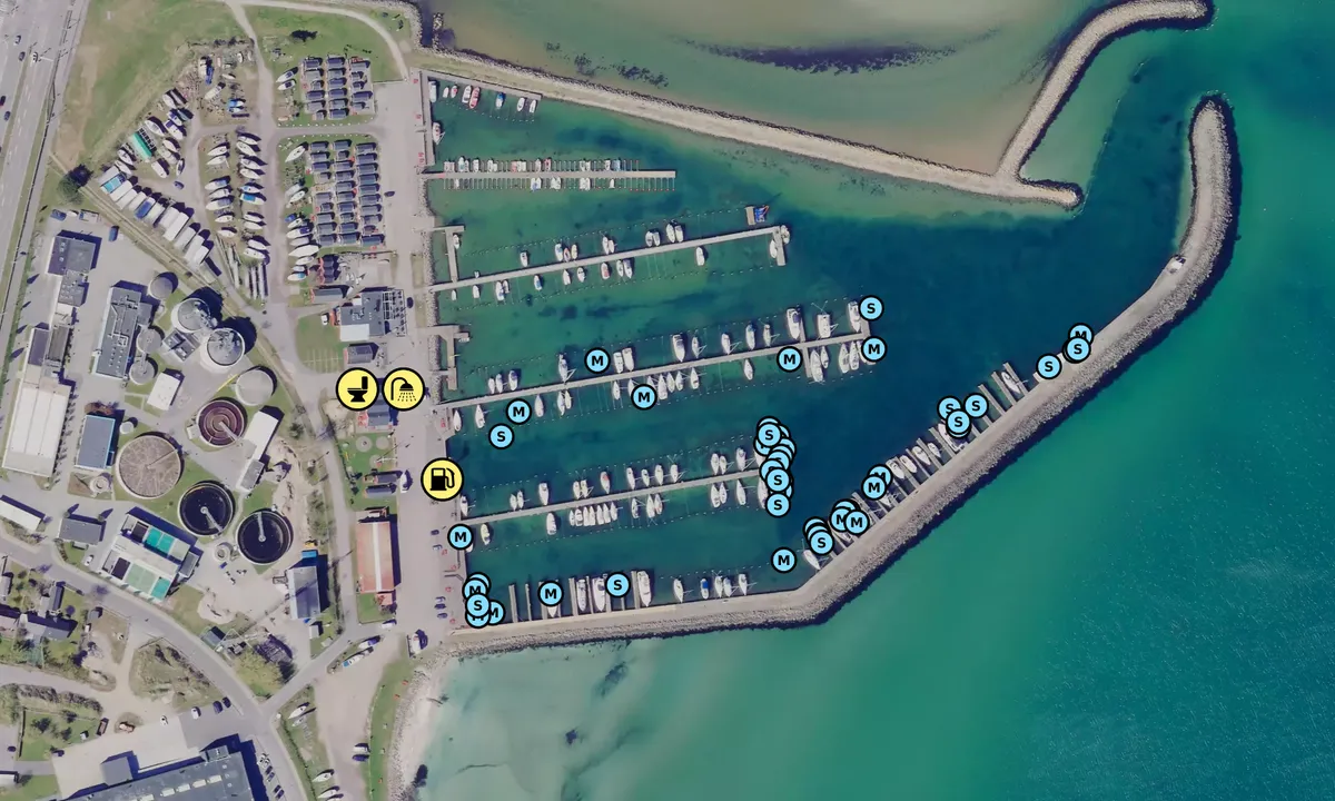 Satelite image of Frederikshavn Marina