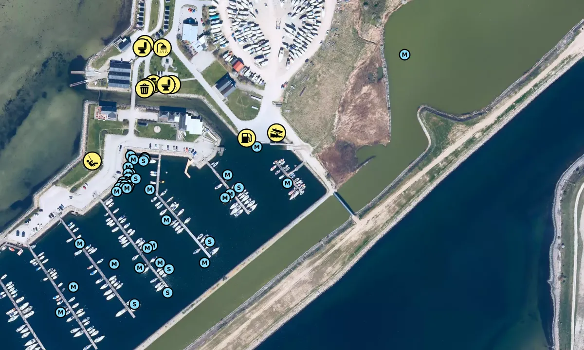 Satelite image of Frederiksværk Lystbådehavn A.m.b.a